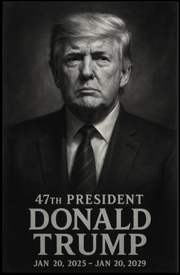 Donald Trump 47th President Poster