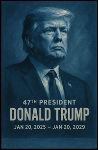 Donald Trump 47th President Poster