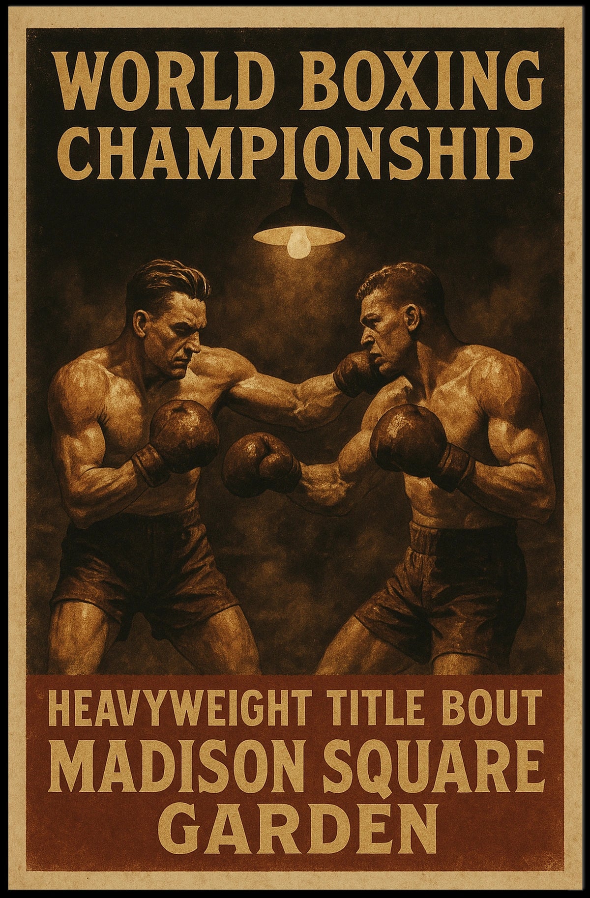 World Boxing Championship Poster