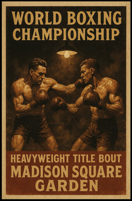 World Boxing Championship Poster