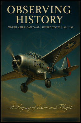Observing History: Vintage North American O-47 Poster