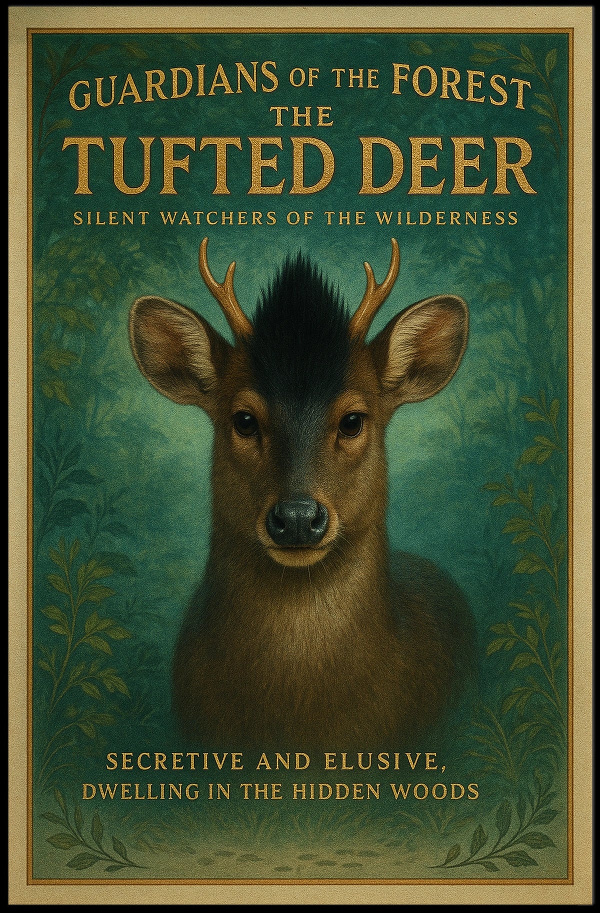 Guardians of the Forest The Tufted Deer Poster