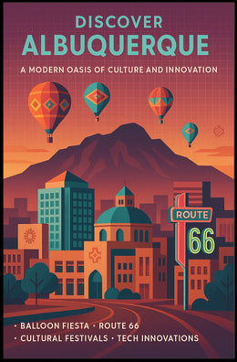Discover Albuquerque Poster