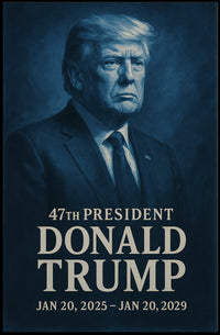 Donald Trump 47th President Poster