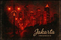 Jakarta at Night Poster