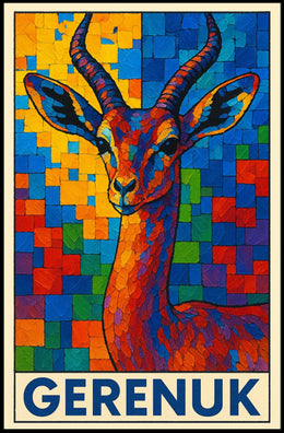 Gerenuk Art Poster