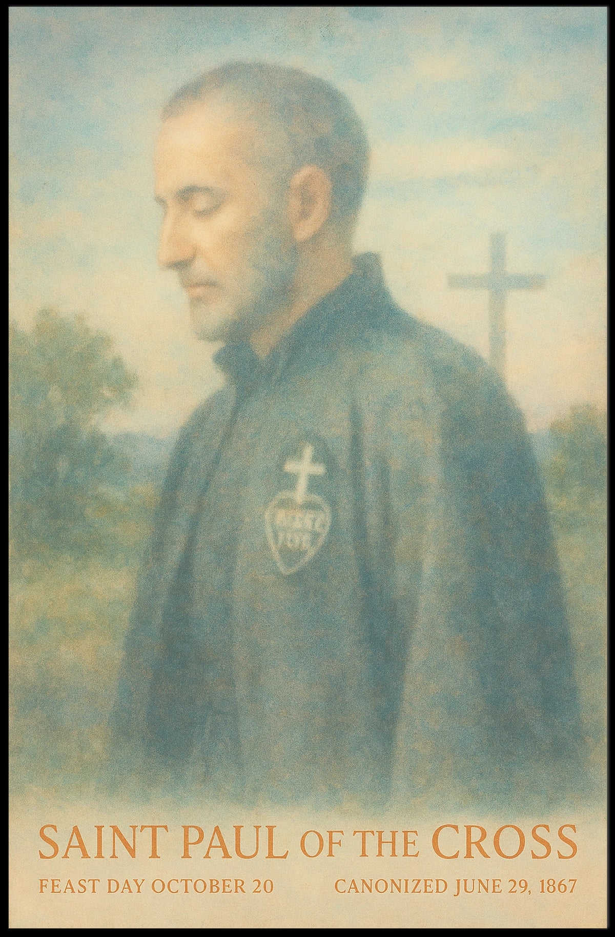 Saint Paul Of The Cross Poster