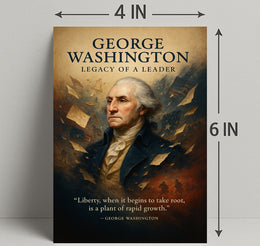 George Washington Legacy of a Leader Poster PosterGoat