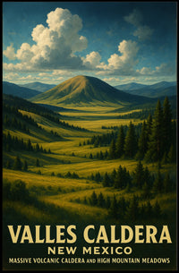 Valles Caldera New Mexico Poster