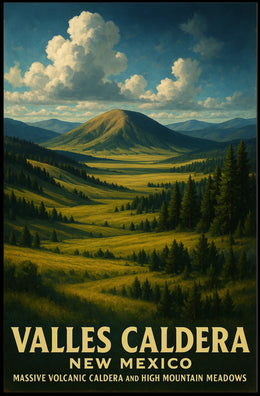 Valles Caldera New Mexico Poster