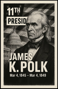 James K. Polk 11th President Poster