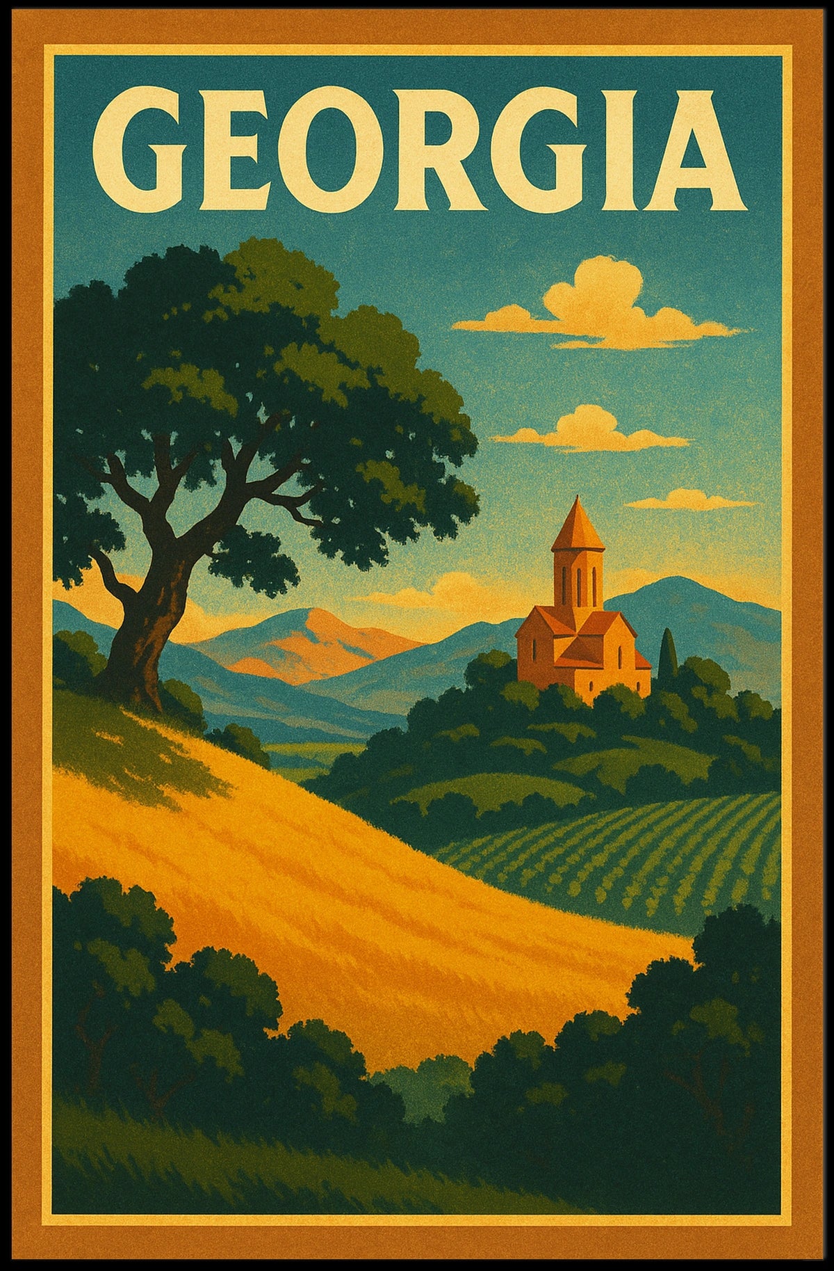 Scenic Georgia Poster