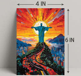 Radiant Christ The Redeemer Poster