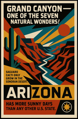 Grand Canyon Natural Wonder of Arizona Poster