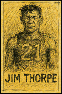 Jim Thorpe Portrait Poster