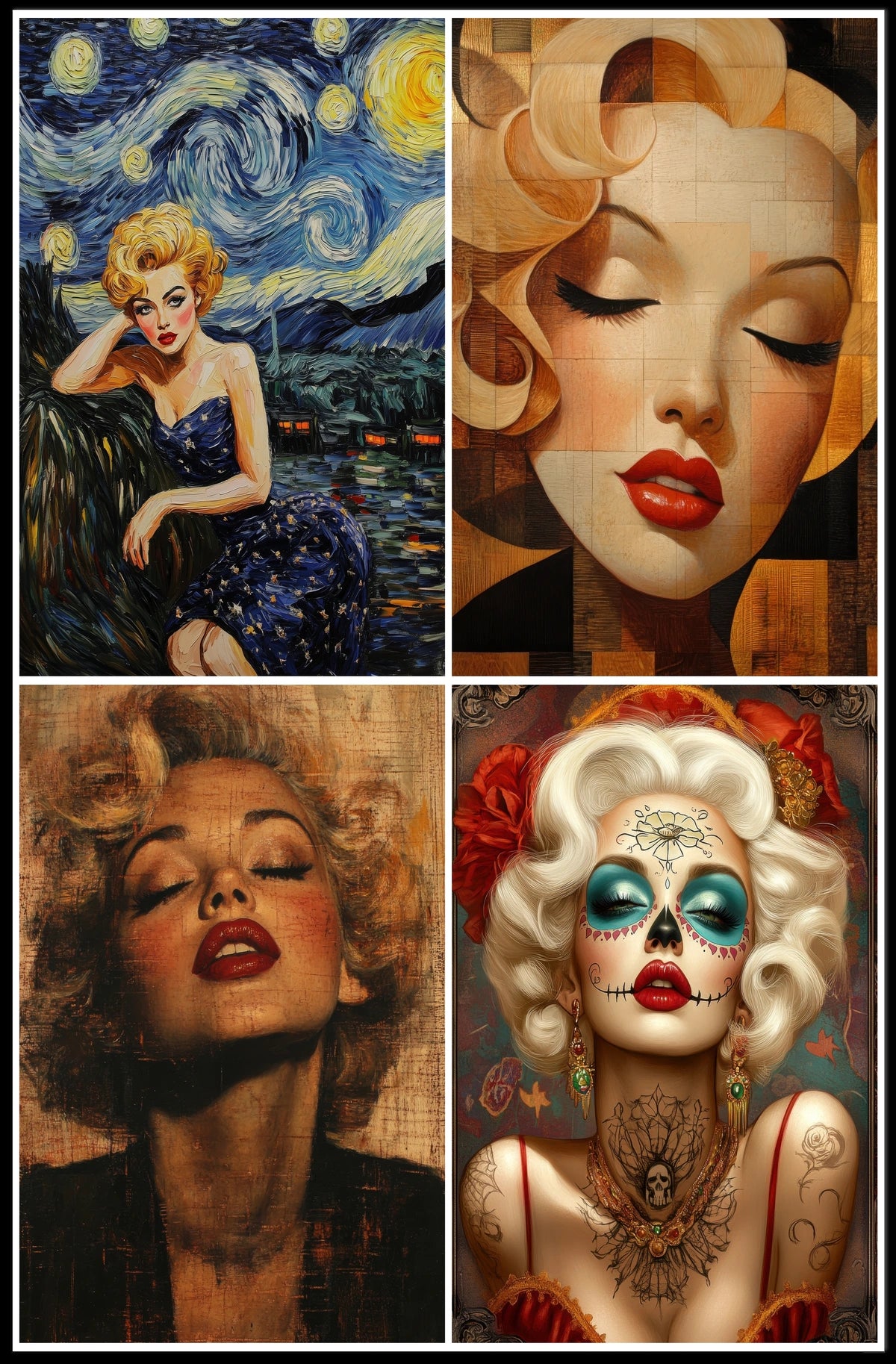 Iconic Elegance A Tribute In Art Poster