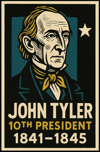 John Tyler 10th President Poster