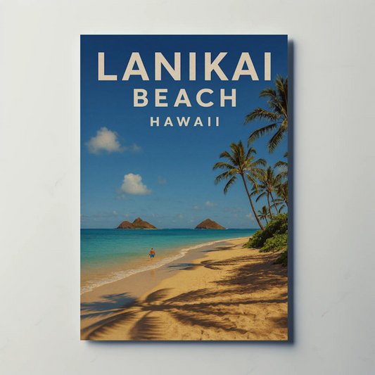 Lanikai Beach Hawaii Peaceful Tropical Paradise Poster