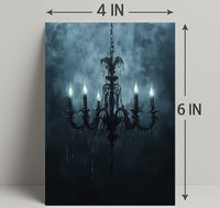 Gothic Chandelier Poster