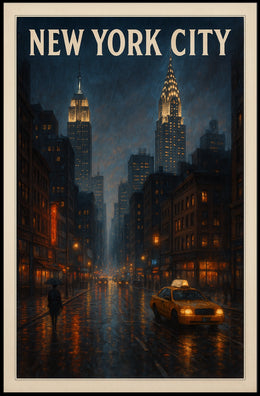 New York City Nights Poster