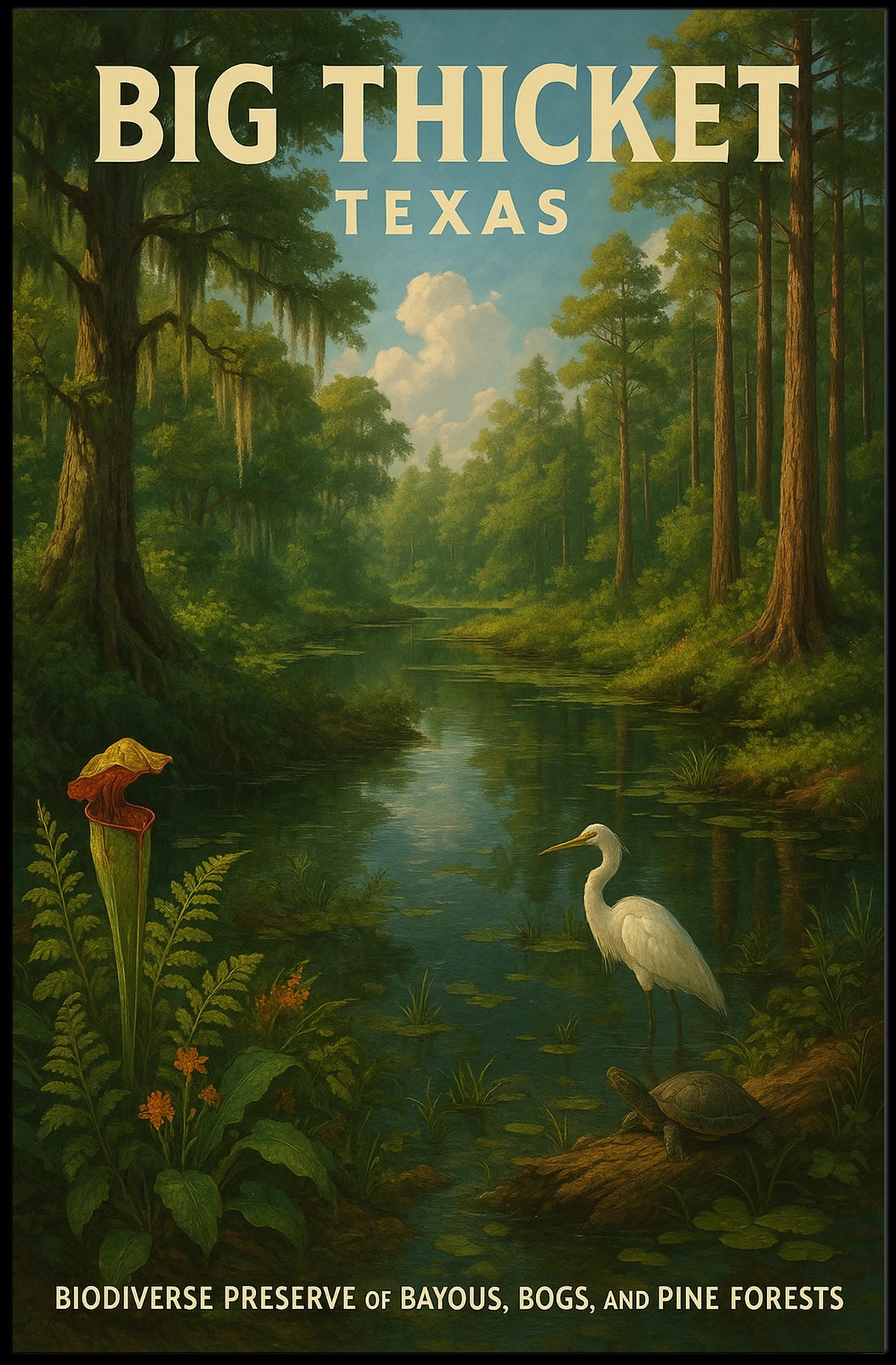 Big Thicket Texas Poster
