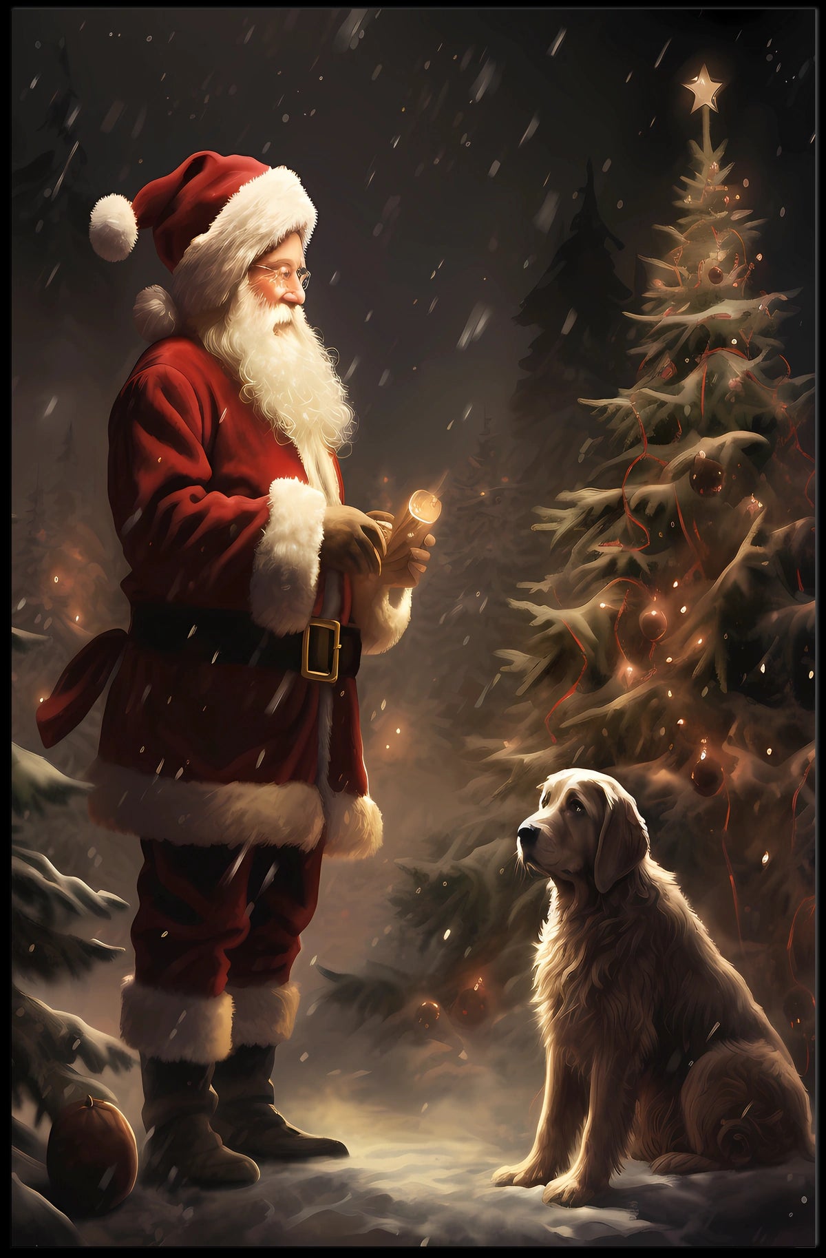 SantaS Winter Wonderland Poster