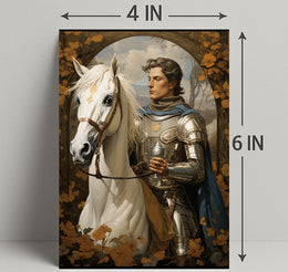 The Knight And His Steed Poster