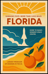Florida The Sunshine State Poster