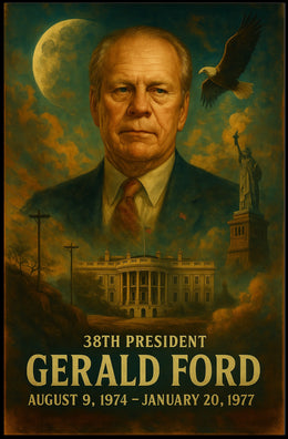 Gerald Ford 38Th President Poster