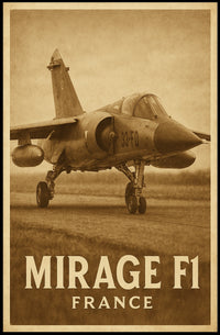 Mirage F1 France Poster