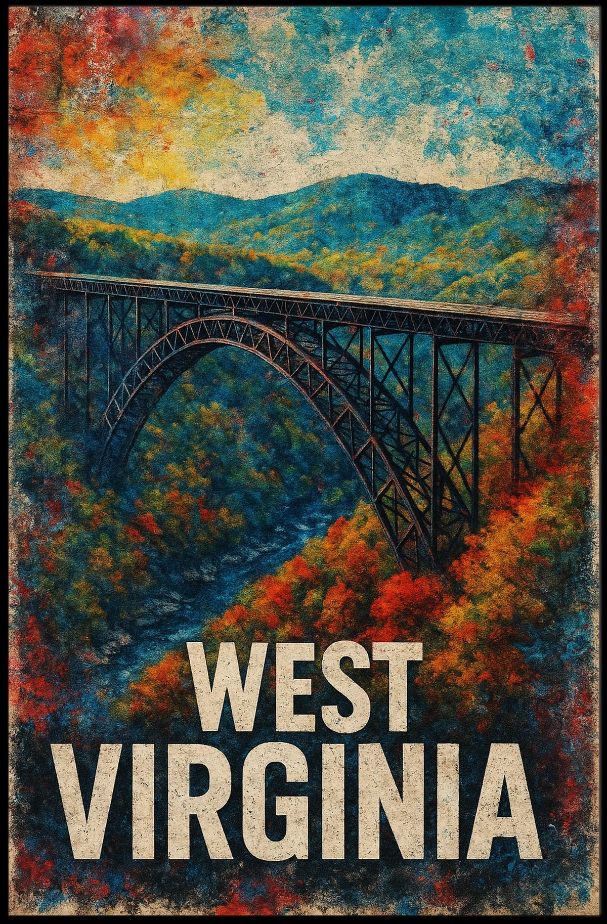 West Virginia Scenic Poster