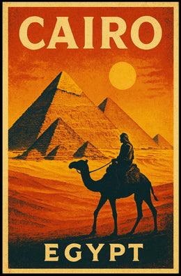 Cairo, Egypt Timeless Adventure Poster