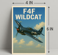 F4F Wildcat Poster PosterGoat