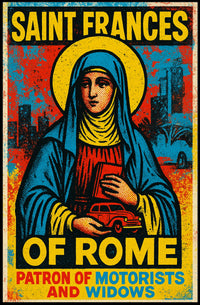 Saint Frances Of Rome Patron Of Poster