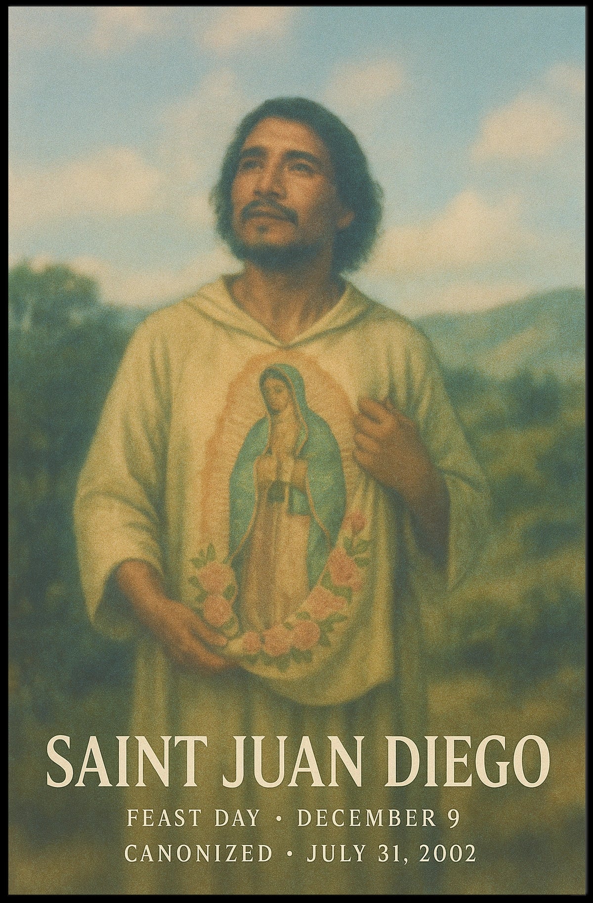 Saint Juan Diego Poster
