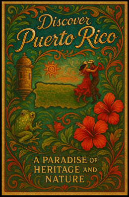 Discover Puerto Rico Vintage Poster Art PosterGoat