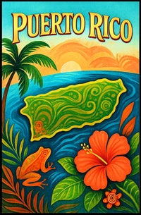 Puerto Rico Paradise Poster