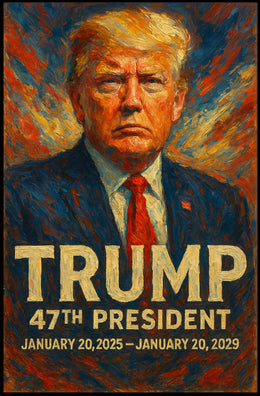 Trump Visionary Leader Turbulent Era Collectors Poster