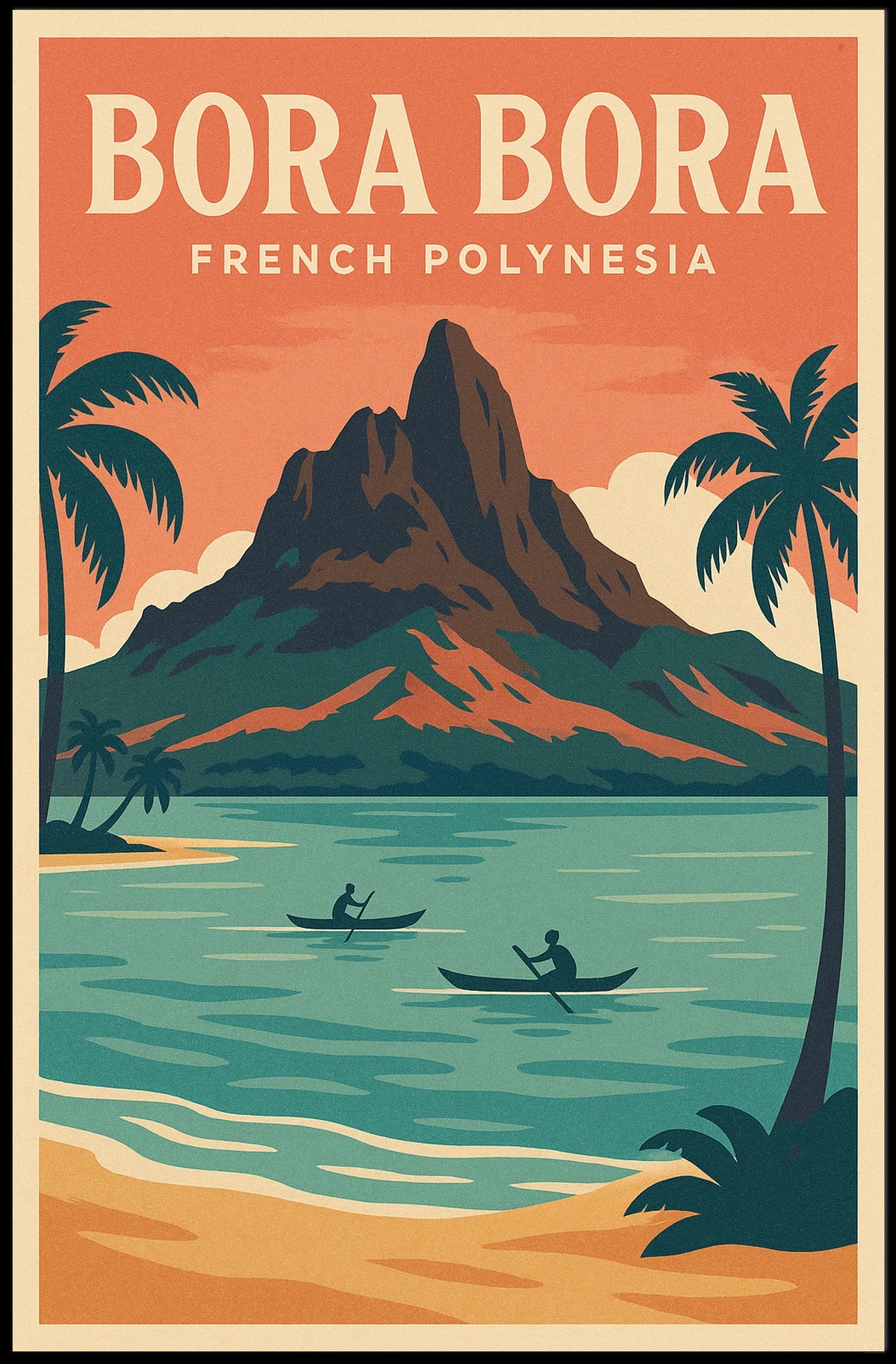 Bora Bora Tropical Paradise Poster