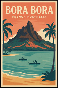 Bora Bora Tropical Paradise Poster