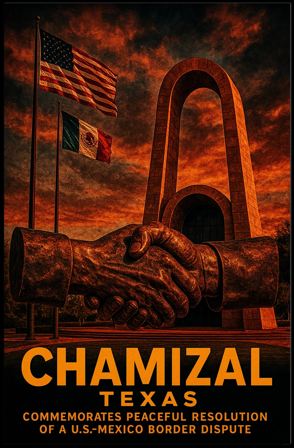 Chamizal Peace Memorial Poster