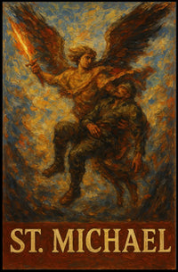 Saint Michael Archangel Spiritual Warrior Poster