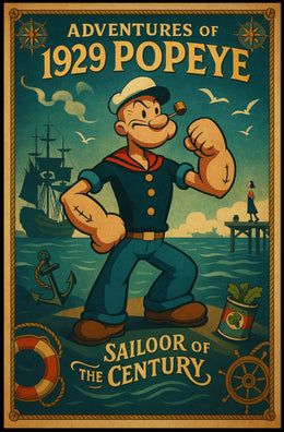 Popeye 1929 Art Poster POP-197