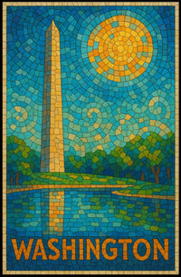 Washington Monument Mosaic Poster