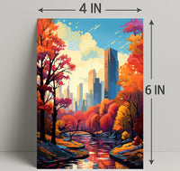 Autumn In The City Poster