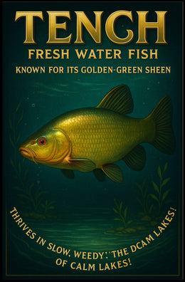 Tench Fresh Water Fish Poster