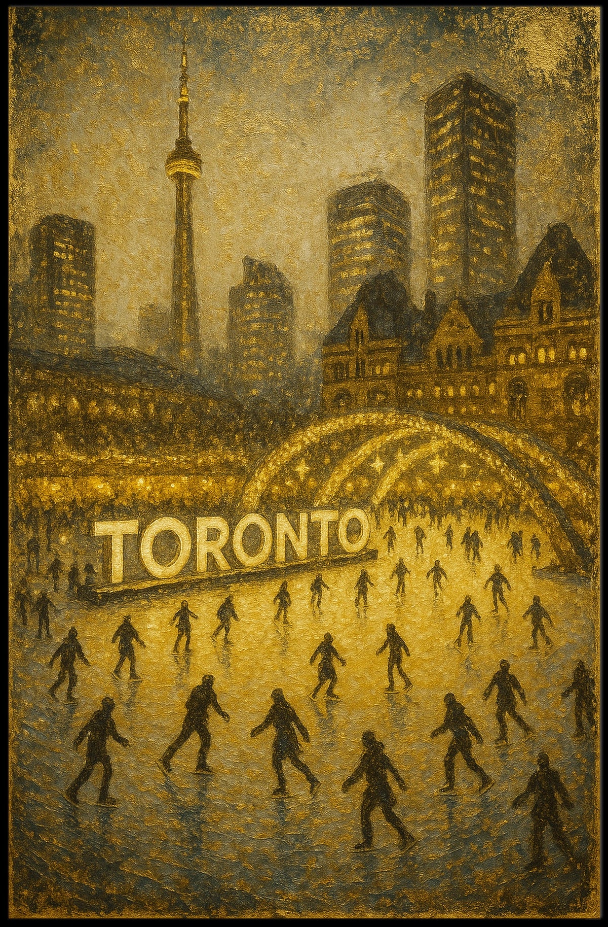 Toronto Winter Wonderland Poster