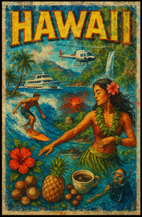 Hawaii Adventure Poster