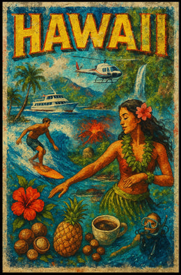Hawaii Adventure Poster