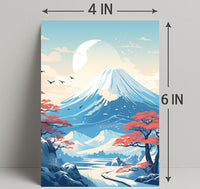 Tranquil Mountain Landscape Poster